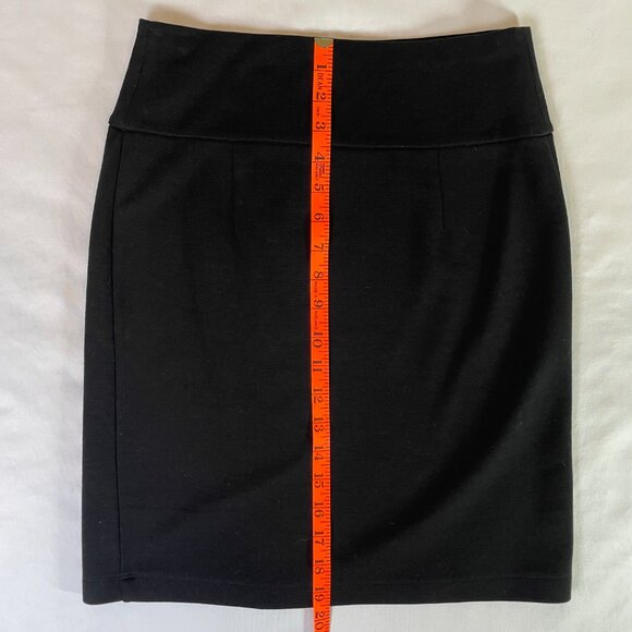 Eileen Fisher Classic Pencil Skirt Mini Black Pull On Style Ponte Knit Size XS - Picture 5 of 7